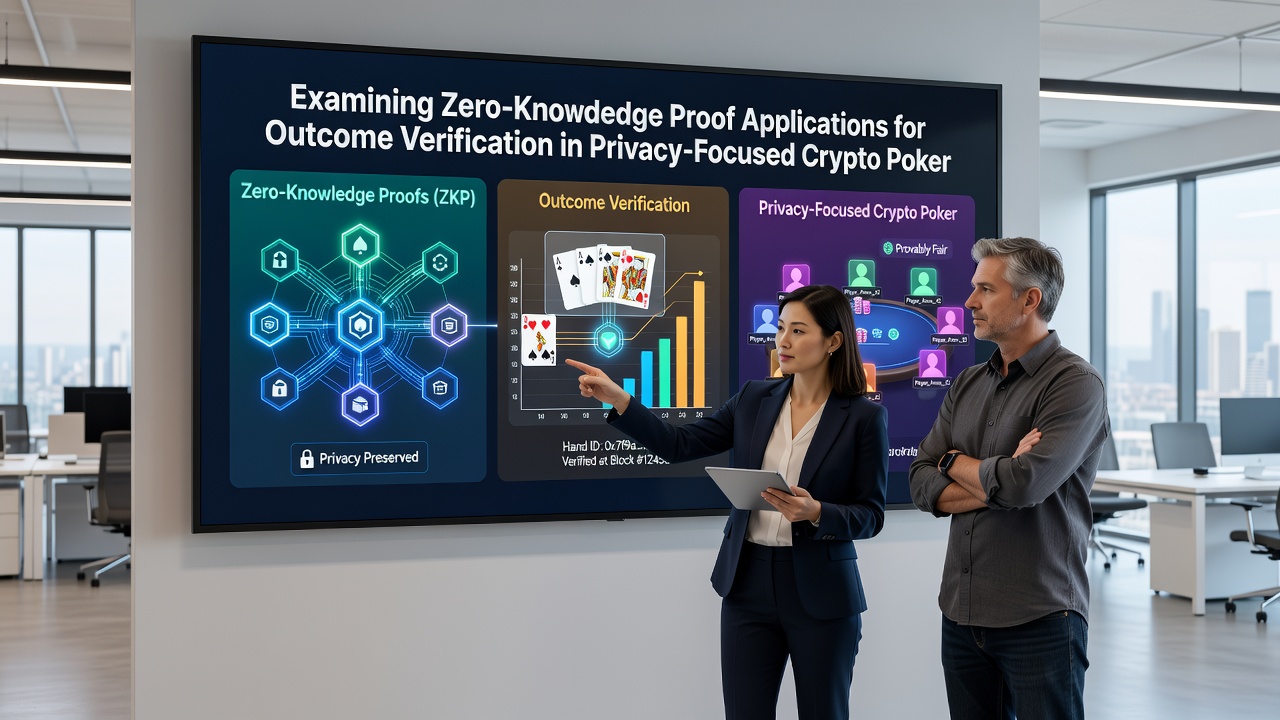Technische Darstellung der Integration von Zero-Knowledge-Proofs für Poker-Ergebnisverifizierung in Blockchain-Netzwerken