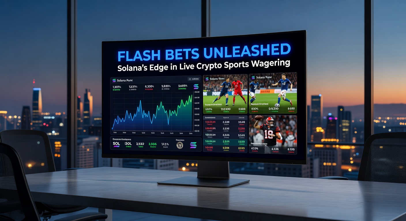 Screenshot einer Solana-basierten Wetten-App mit Live-Flash-Bets auf ein Basketballspiel, zeigt Echtzeit-Quotes und SOL-Transaktionen