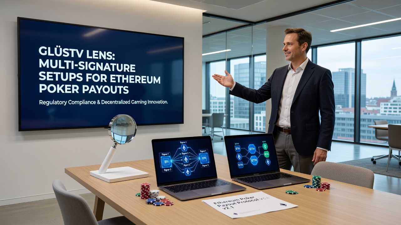 Darstellung von Ethereum-Transaktionen mit Multi-Signatur-Sicherheit für Poker-Auszahlungen