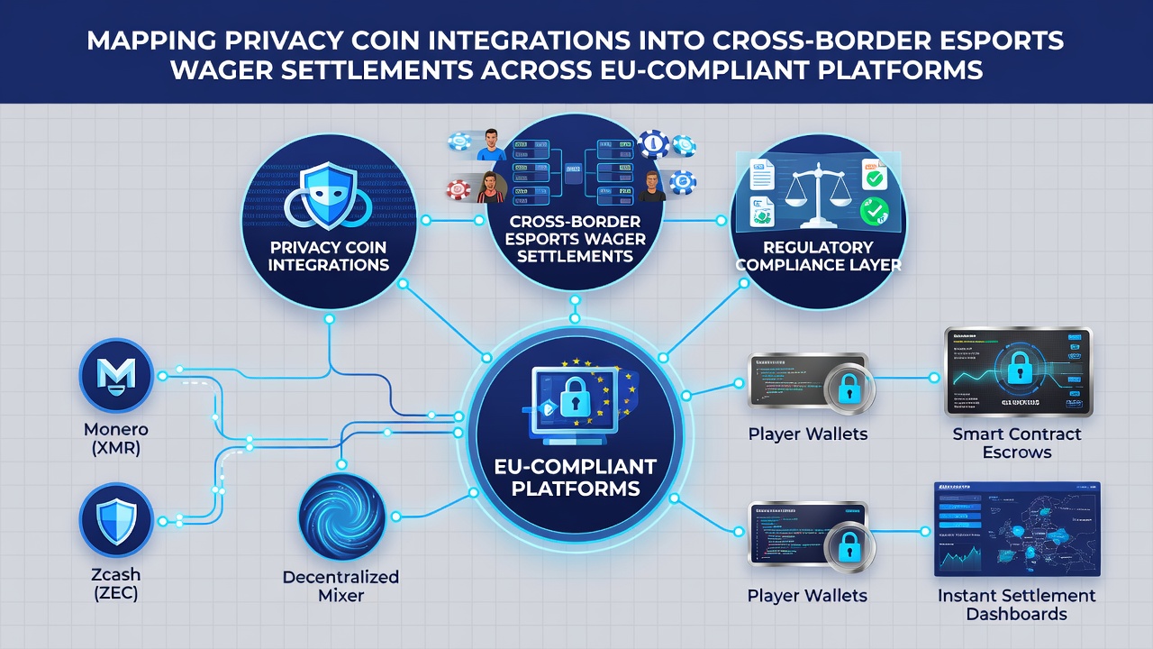 Cross-Border Settlements mit Privacy Coins in Esports